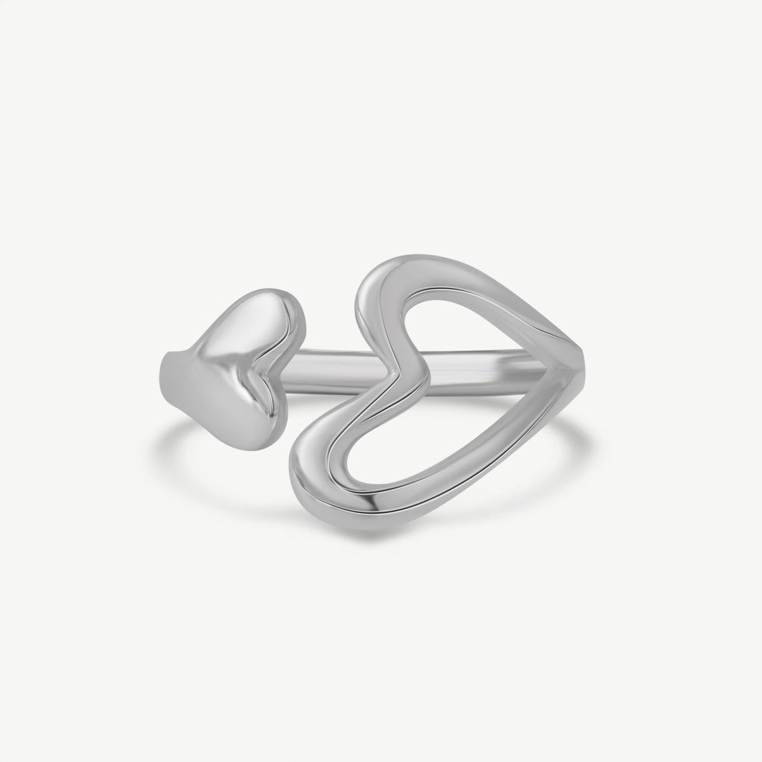 Love Hugs Silver Ring - Jewbow - Inspirational Jewelry