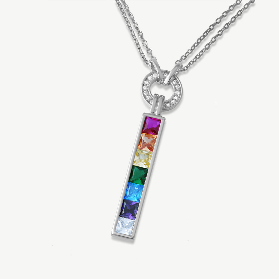 Pride Us Silver Necklace, Details