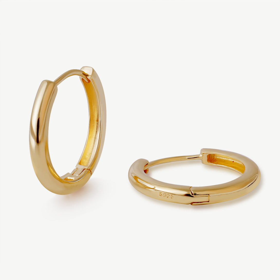 Classic Gold Huggie Earring, Details